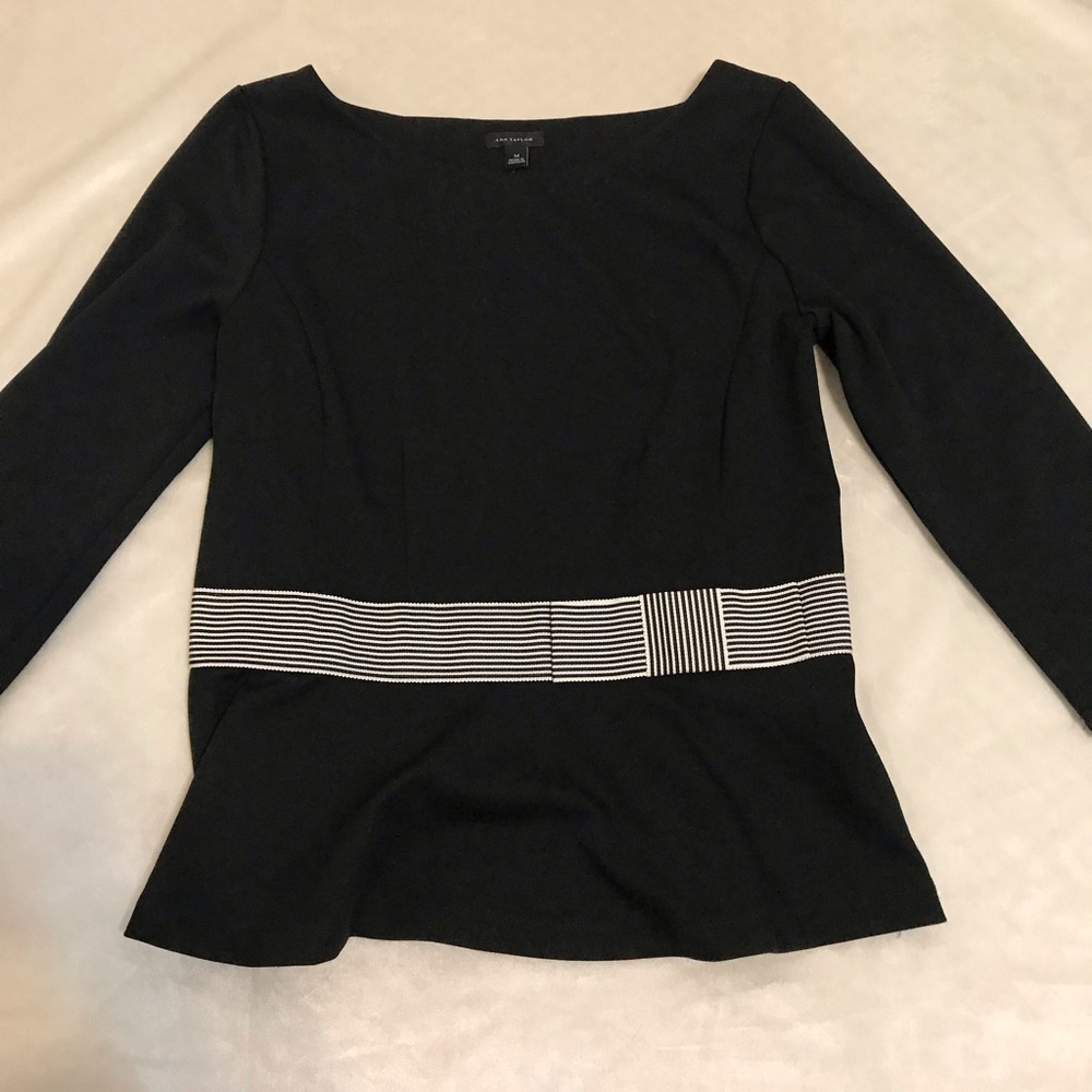 Cute black top by Ann Taylor